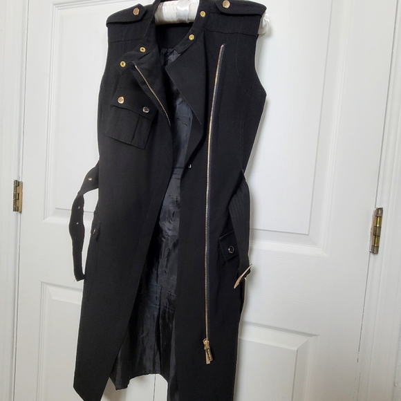 Calvin Klein Military Style Dress sz 2 - Picture 9 of 15